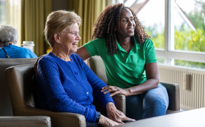 Une personne en EHPAD