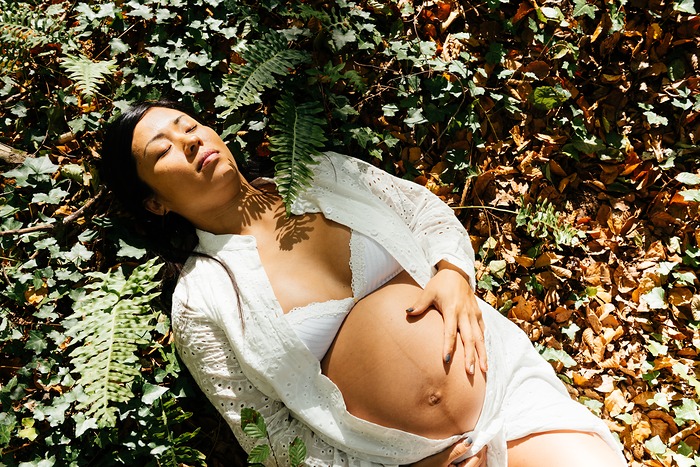 Une femme enceinte