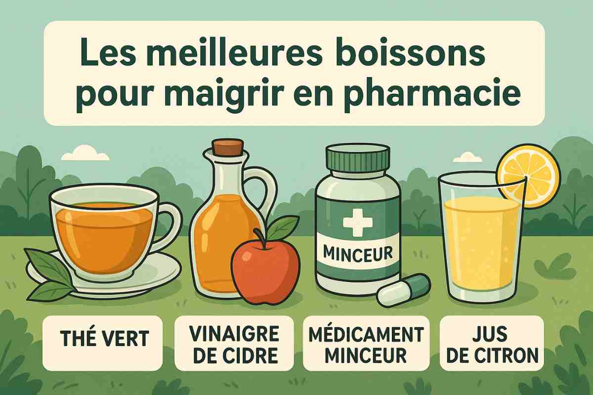 Quelles sont les meilleures boissons pour maigrir disponible en pharmacie ?