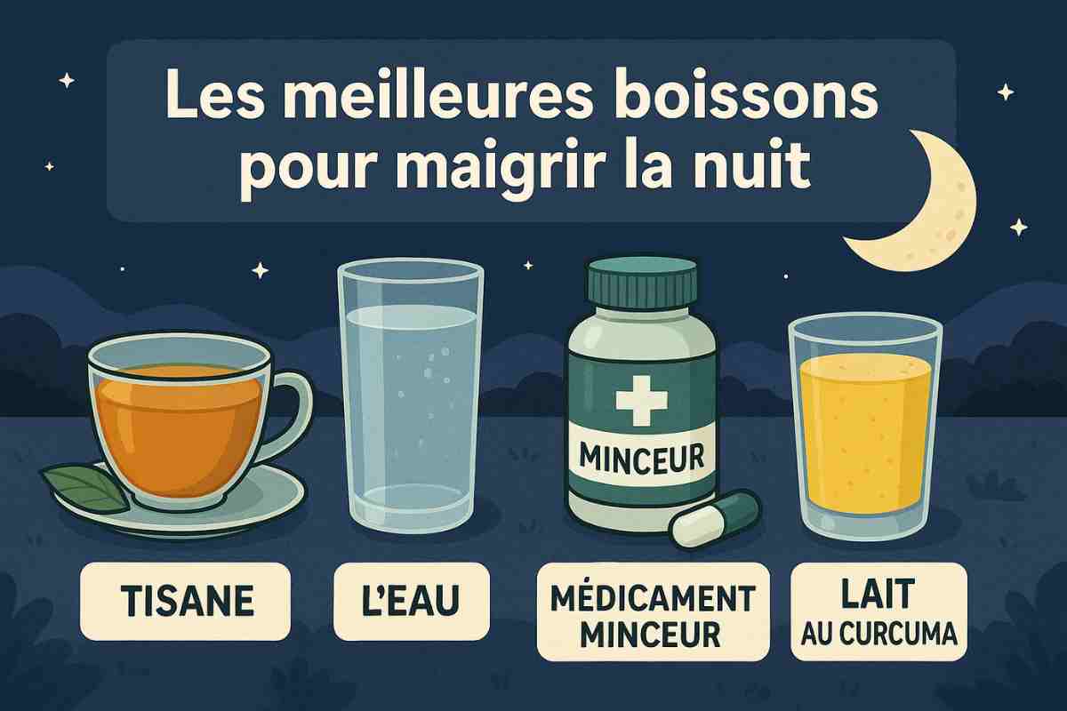 Quelles sont les meilleures boissons pour maigrir la nuit ?