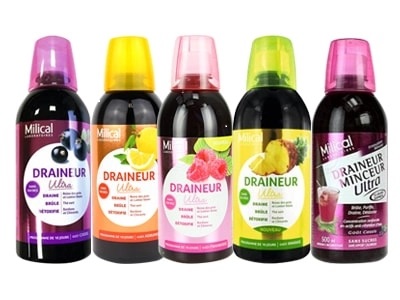meilleure boissons pour maigrir disponible en pharmacie : Milical Ultra Draineur Minceur