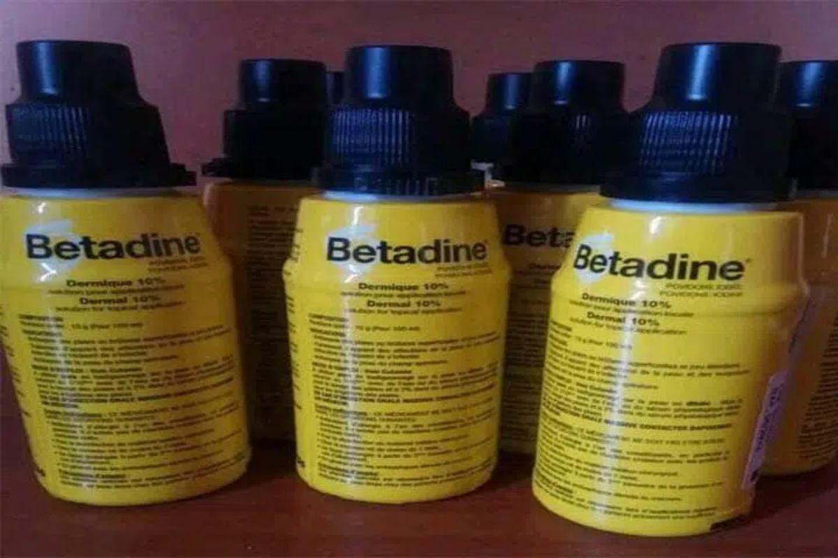 Bétadine jaune