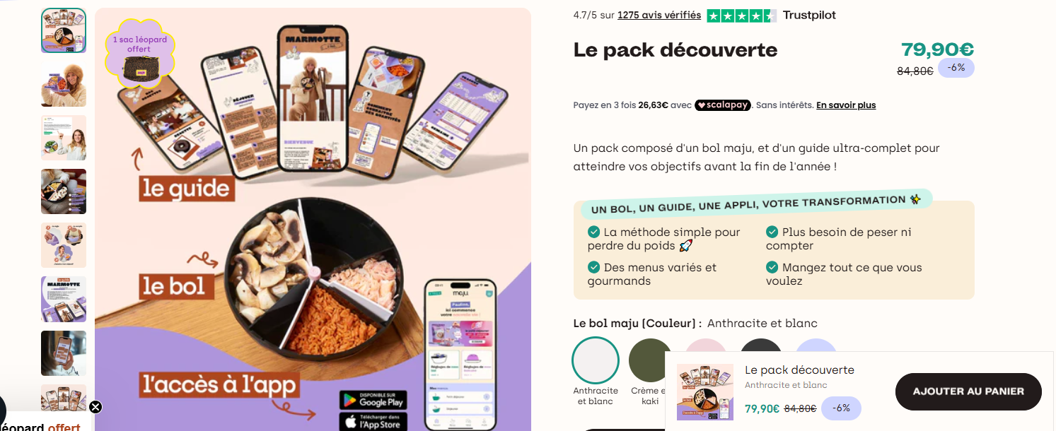 Avis prix de Maju Nutrition