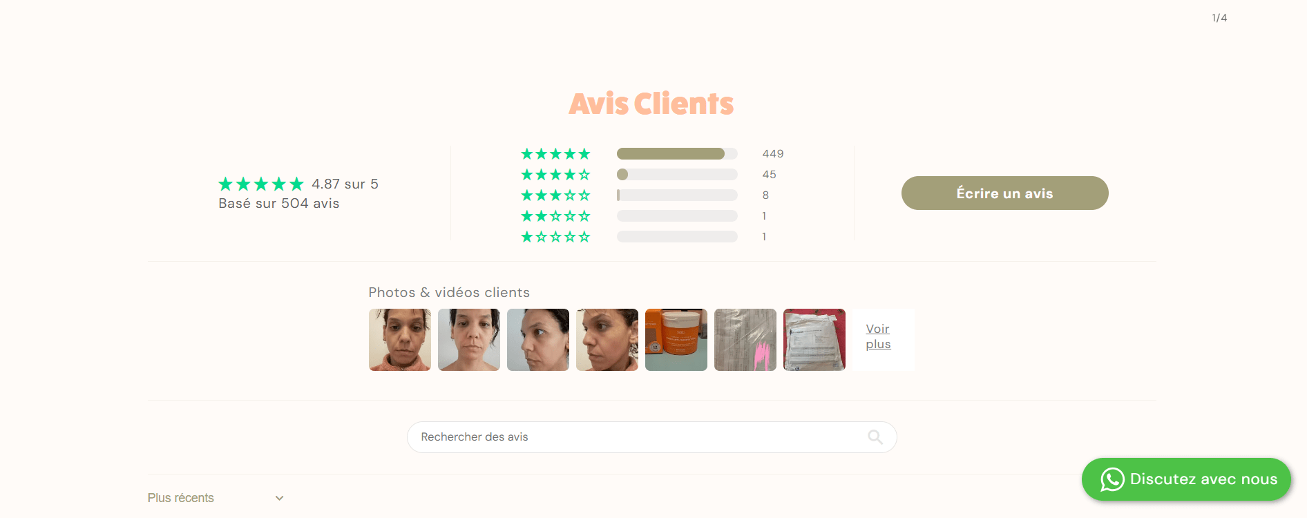 service client Sefia