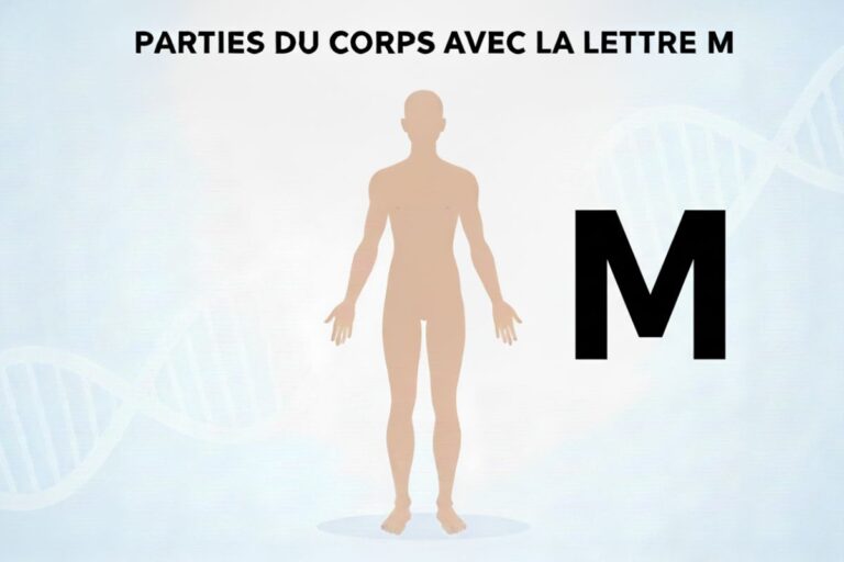 partie du corps en m