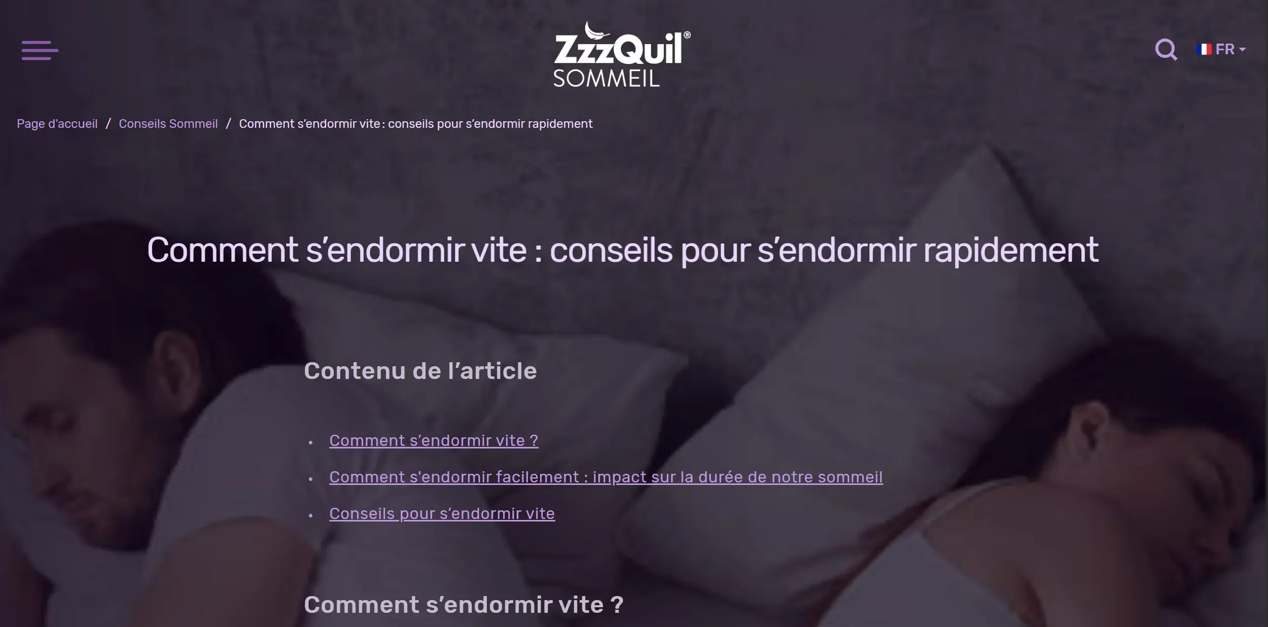 Avis complet sur ZzzQuil sommeil