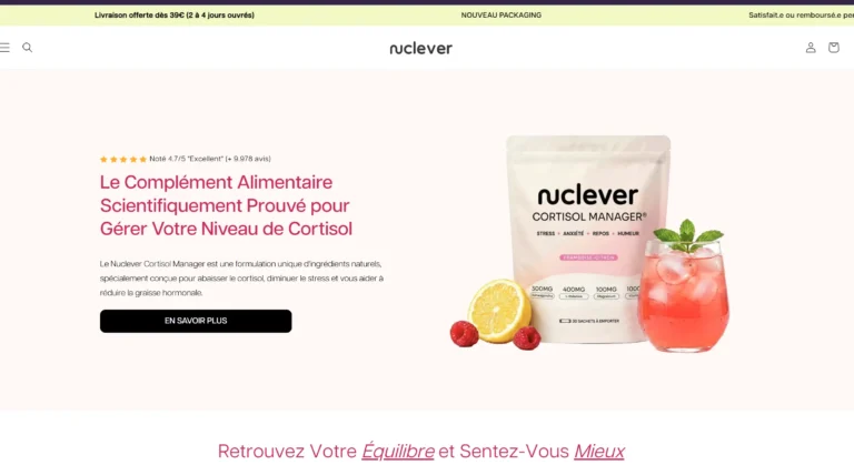 page site nuclever homme