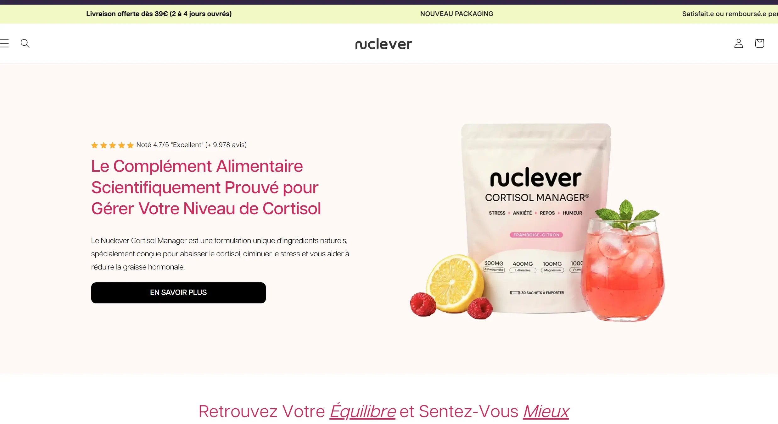 page site nuclever homme
